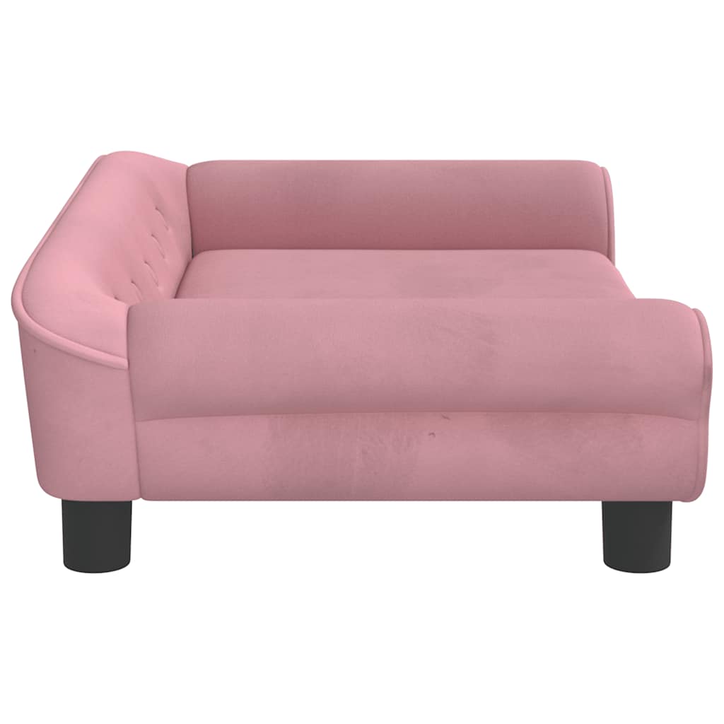 Kids Sofa Pink 70x45x26 Cm Velvet