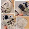 Classmate Girls 2025 New Spring Children's Soft-soled Sneakers Older Children's Fashion Dad Shoes Girls Running Shoes