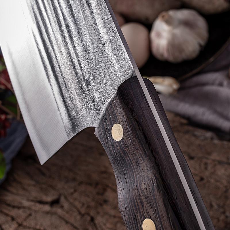 Cuțite chinezești de bucătărie lucrate manual Cuțit de bucătar din oțel Cuțit pentru carne Cuțit pentru sacrificare Tocător de legume