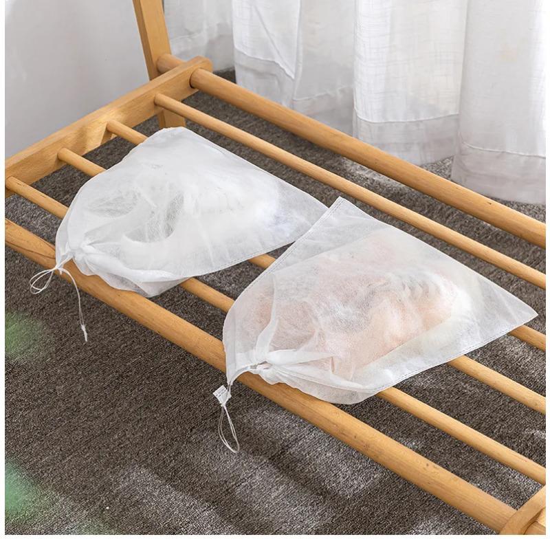 1pcs Shoes Storage Bag Closet Organizer Non-woven Travel Portable Bag Waterproof Pocket Practical Classified Hanging Bags