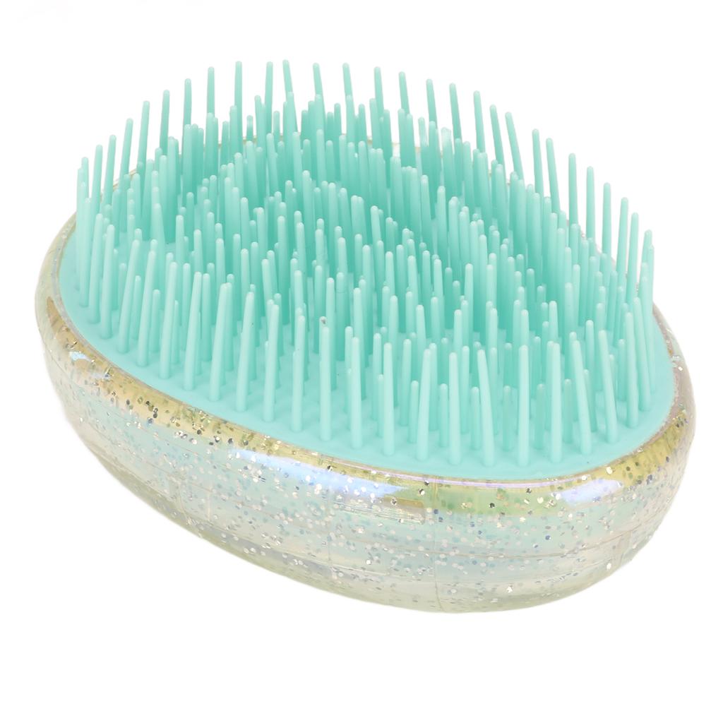 Eiförmige Haarbürste Nass- und Trockenanwendung Tragbar Kopfhautmassage Entwirrende Haarbürste Kamm für Zuhause Salon