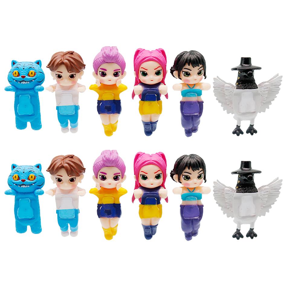 Kpop Demon Hunters box series Figure Model Toy Cartoon Gaming Peripherals Desk Decoration Halloween/Christmas for Kid GiftK