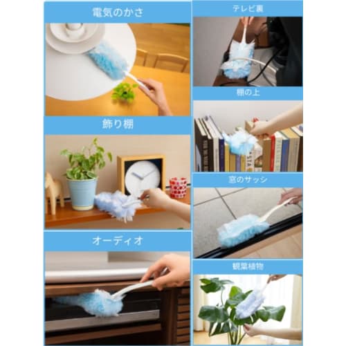 [Set with Storage Case] ??Wave Handy Wiper Replacement Wipers, 8 Wiper Sheets x 2 Packs + Storage Case, Main Unit, 1 Wiper Sheet, White [Cleaning Tool