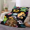 1pc Nightmare Before Christmas Art Soft Throw Blanket Flannel All Season Light Weight Living Room/Bedroom Warm Blanket. M7290143