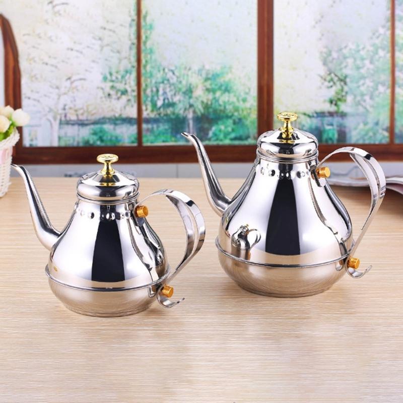 Insulated Filtereds Kettle Gooseneck Kettle Coffee Kettle Water Kettle StainIess Steel Teapots Suitable for Tea Brewing