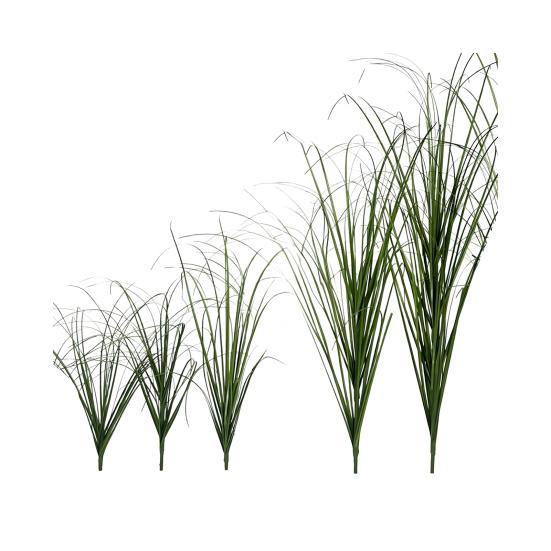 2Pcs Simulated Plants Fake Grass for Handicrafts Artificial Green Plant Stems Realistic Decoration for Home Office Weddings Parties Indoor Outdoor