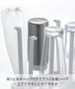 Yamazaki Glass Tower 2847 Stand, Slim, White,