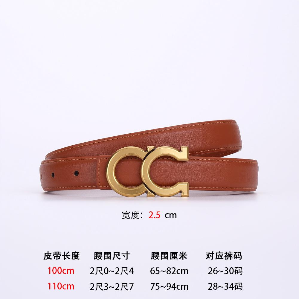 Women'S Belt Women'S Clothing Belt Simple Style Decorative Suit Pants Jeans