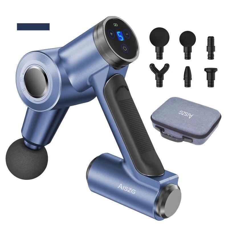 New Multi-gear Handheld Massage Gun Electric Percussion Massager Body Relaxer Professional Physical Fitness Device Relax Muscle