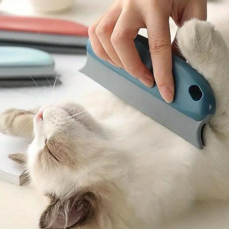Double-Side Lint Remover Portable Pet Hair Remover Brush Manual Fluff Remover Clothes Fuzz Fabric Shaver Carpet Clothes Brush