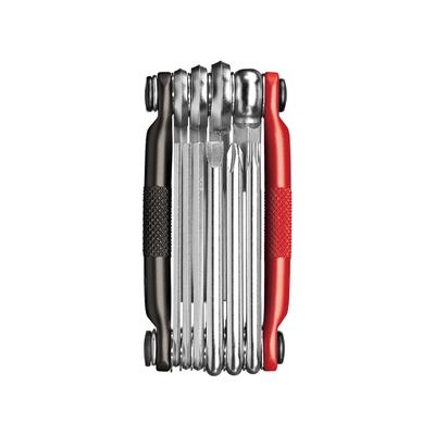 CRANK BROTHERS Bicycle Portable Tool 89mm MULTI-10 (10 Functions) Black/Red