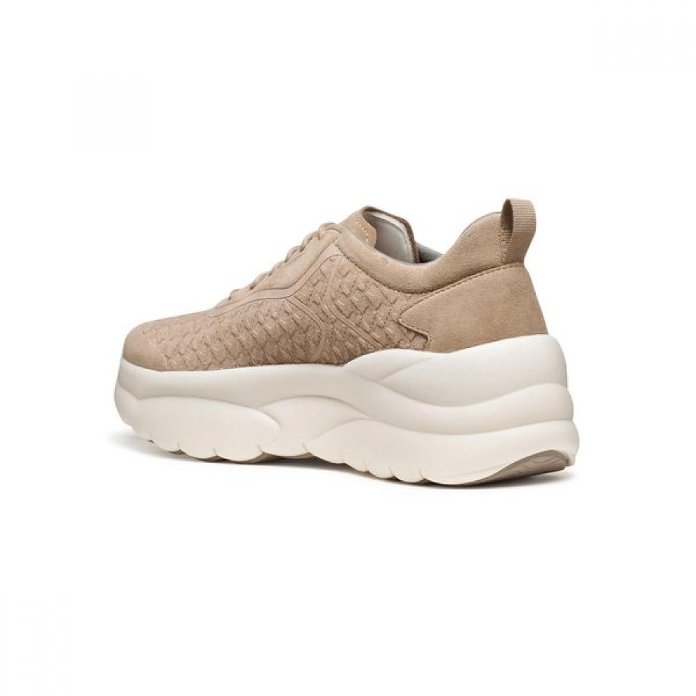 Geox Women Comfort Sneakers Elevated Pink 8gx1fb5f8s