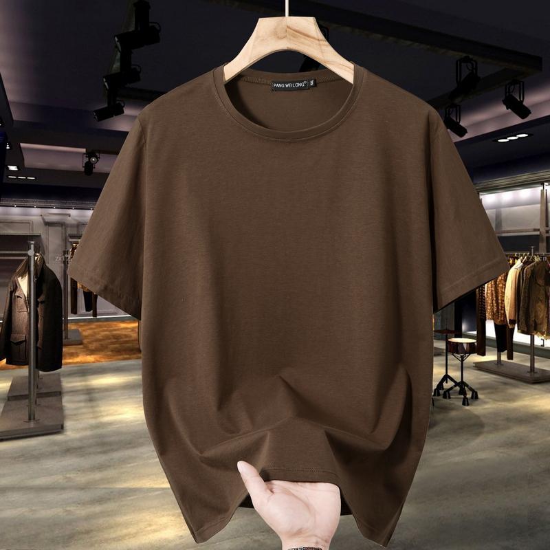 T-shirt Taglie Forti 4XL-12XL da Uomo Abbigliamento Vintage Moda T-shirt Estive Oversize Manica Corta