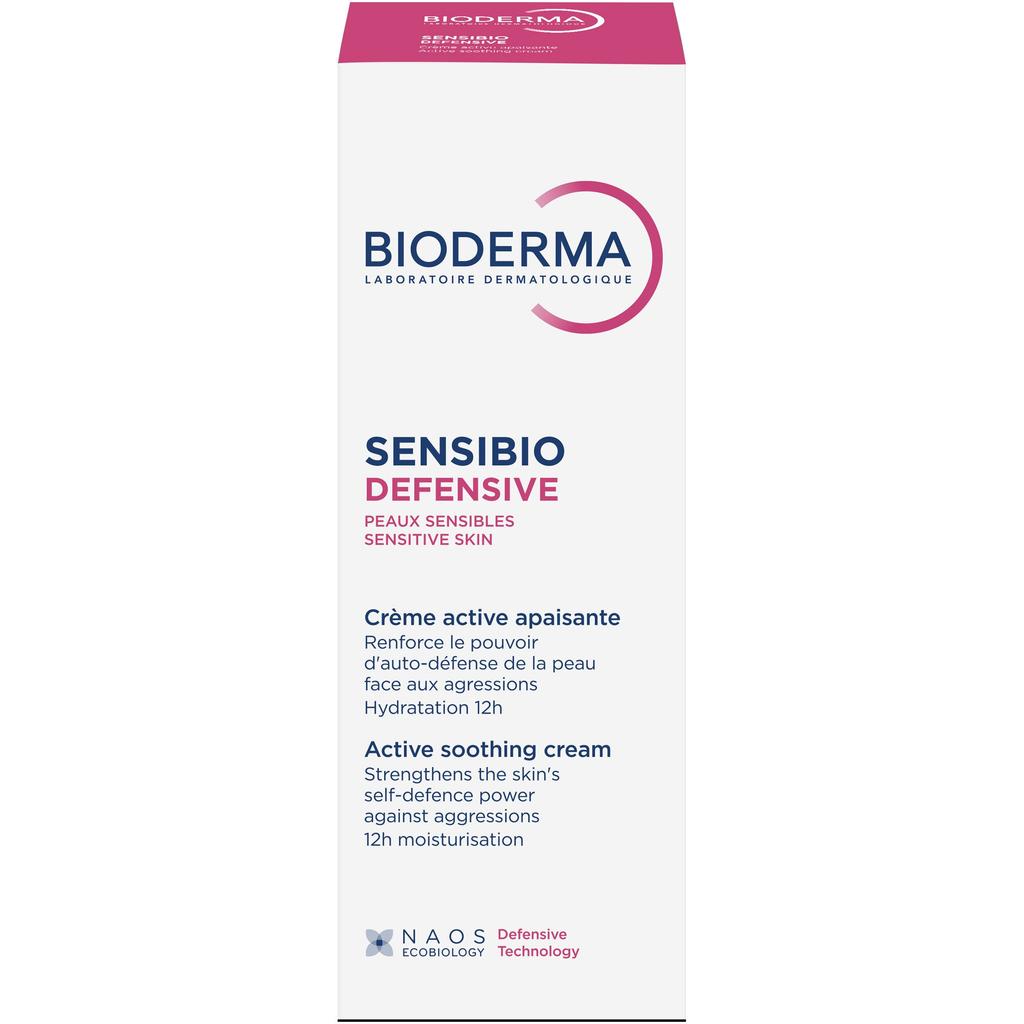 Bioderma Sensibio Defensive Soothing Repairing Cream 40ml for Sensitive Skin Hydrating Calming French Pharmacy Skincare