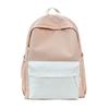 Schoolbag simple cloth backpack ins Japanese female junior high school students campus college students niche design travel lightweight schoolbag