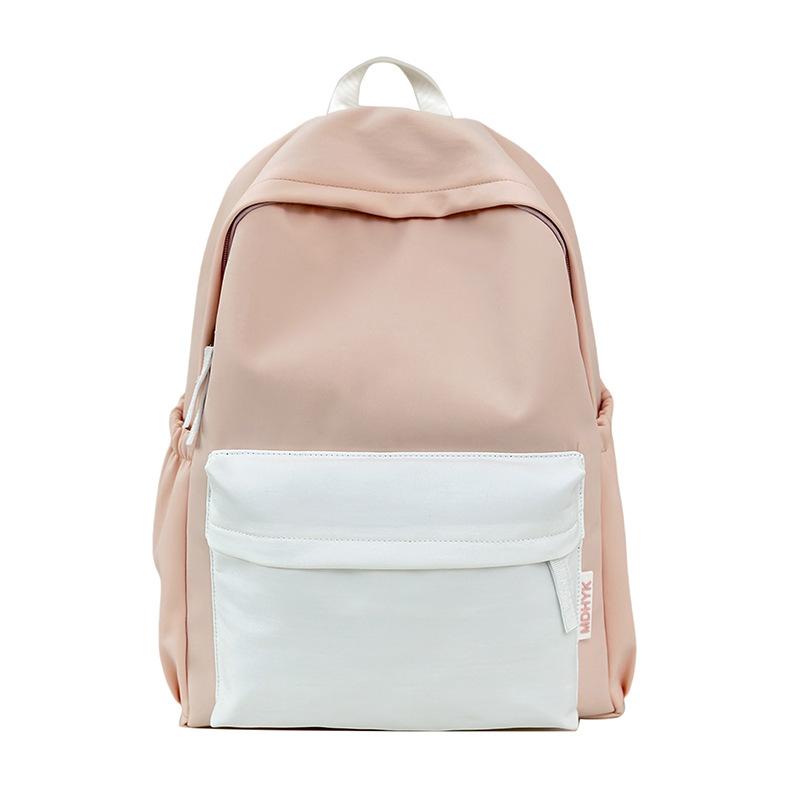 Schoolbag simple cloth backpack ins Japanese female junior high school students campus college students niche design travel lightweight schoolbag
