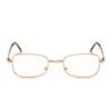 Bifocal Folding Reading Glasses With Leather Box Men Women Collapsible Metal Lenses Eyewear Farsighted Eyeglasses Diopter