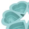 Silicone Cake Mold 3 Pcs Set Heart Shaped Cake Pan Non-Stick Easy to Clean Oven Microwave Freezer Dishwasher Safe