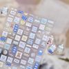 Tomoni Cute Blue Nail Stickers: Flexible, Small Art Decorations for Kids