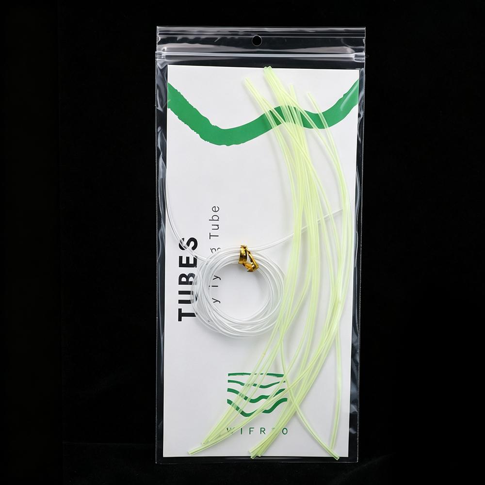 1–6 Packs Semi-Rigid Liner & Soft Junction Tubbing – Clear Fly Tying Tubes for Salmon, Trout, Steelhead Streamers and Tube Flies