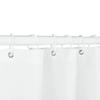 Modern Simple Black Shower Curtain Waterproof Fabric Solid Color Bathroom Curtain For Home Decor Multi Size Screens With 12 Hook