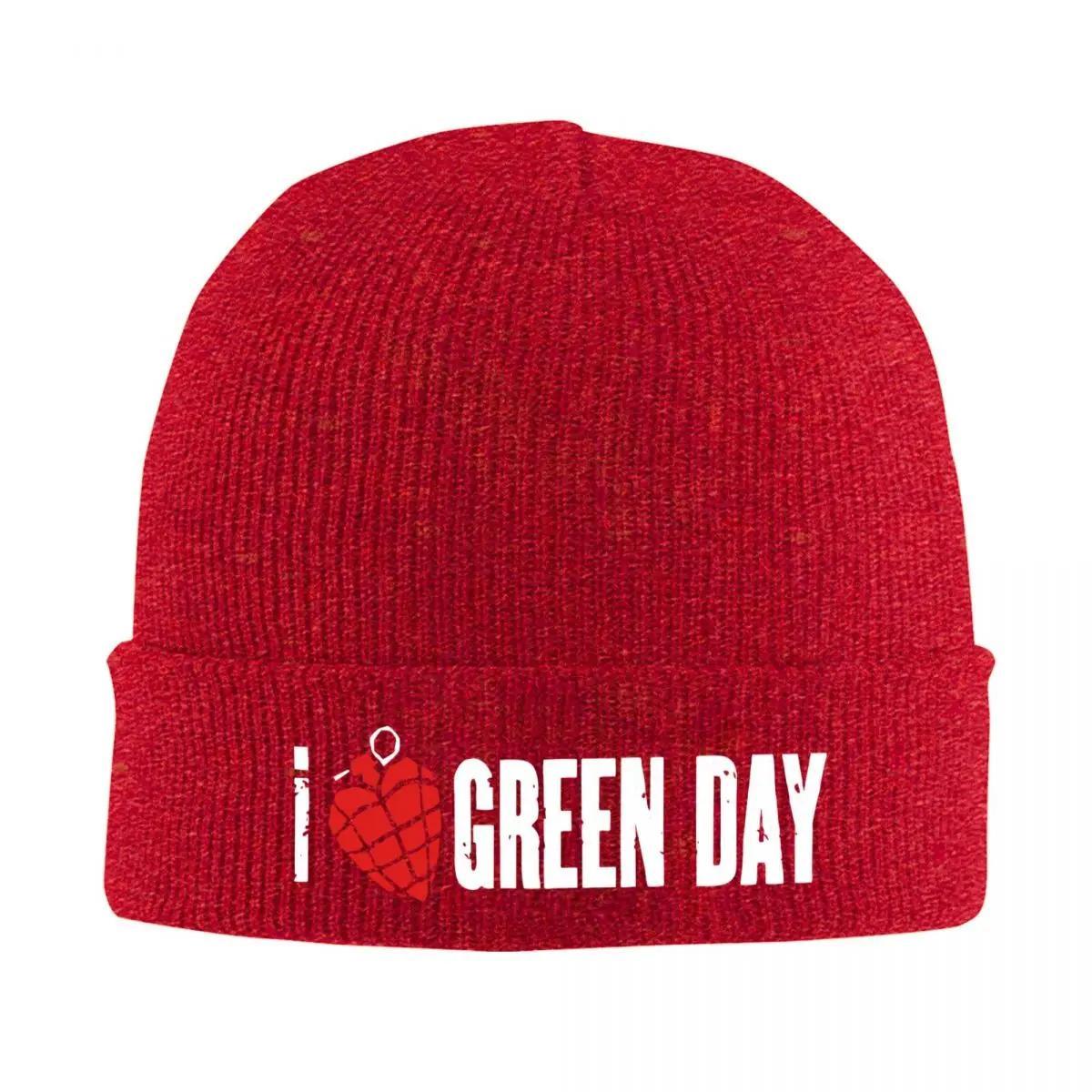 Green Days Dookie Knitted Caps WoUnisexs Unisexs Beanie Autumn Winter Casual Hats Acrylic Band Saviors Music Warm Caps