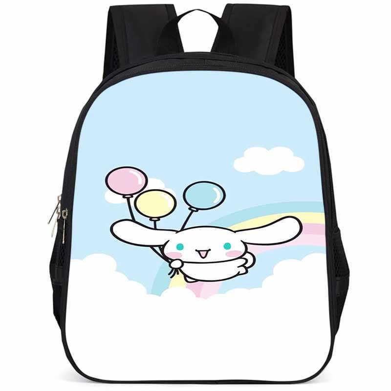 Adorable Cinnamoroll 15 Inch Large Capacity Lightweight School Backpack For Kids