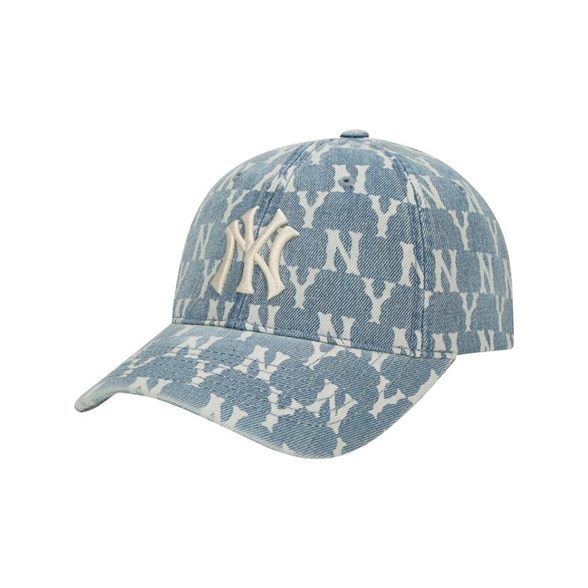 Хлопковые Бейсболки MLB Унисекс Синие Модные 32CPDM011-50U F