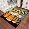 1Pc Beer Print Rug - Home Decoration Carpet For Living Room Bedroom Flooring Computer Chair Area Rug