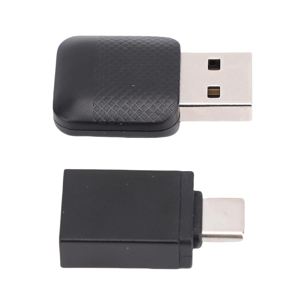 2 in 1 Adapter für CarPlay für Android Auto Kabelgebunden zu Drahtlos Auto-Adapter mit Typ C zu USB Adapter