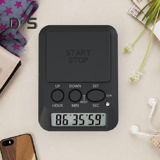 Učební časovač pro studium Odpočítávací datumový časovač Pípnutí Světelný časovač Hodiny Multifunkční elektronické hodiny Časovače Roztomilý digitální časovač pro přestávku v posilovně