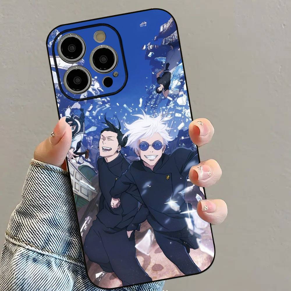 J-Jujutsu K-Kaisen Anime Phone Case For iPhone 16 15 14 13 12 11 PRO MAX PLUS Mini TPU Soft to Skin-friendly case