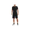 Under Armour Solid Color Logo Elastic Sports Shorts Men Bottoms Black 1361511-001