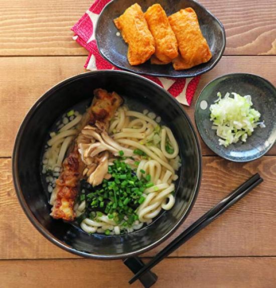 Yuzu Tenmoku Sanuki Rice Bowl 21cm (Outlet included) (Large)