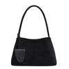 Trendy Multicolor Shoulder Bag PU Frosted Underarm Bag Comfortable Handle Large Capacity Tote Bag Commutting