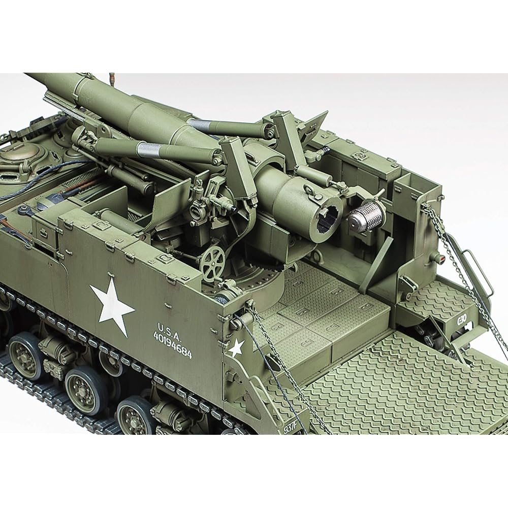 Tamiya 1/35 Military Miniature Series No. 351 US Army 155mm M40 Self-Propelled Gun Big Shot Plast...