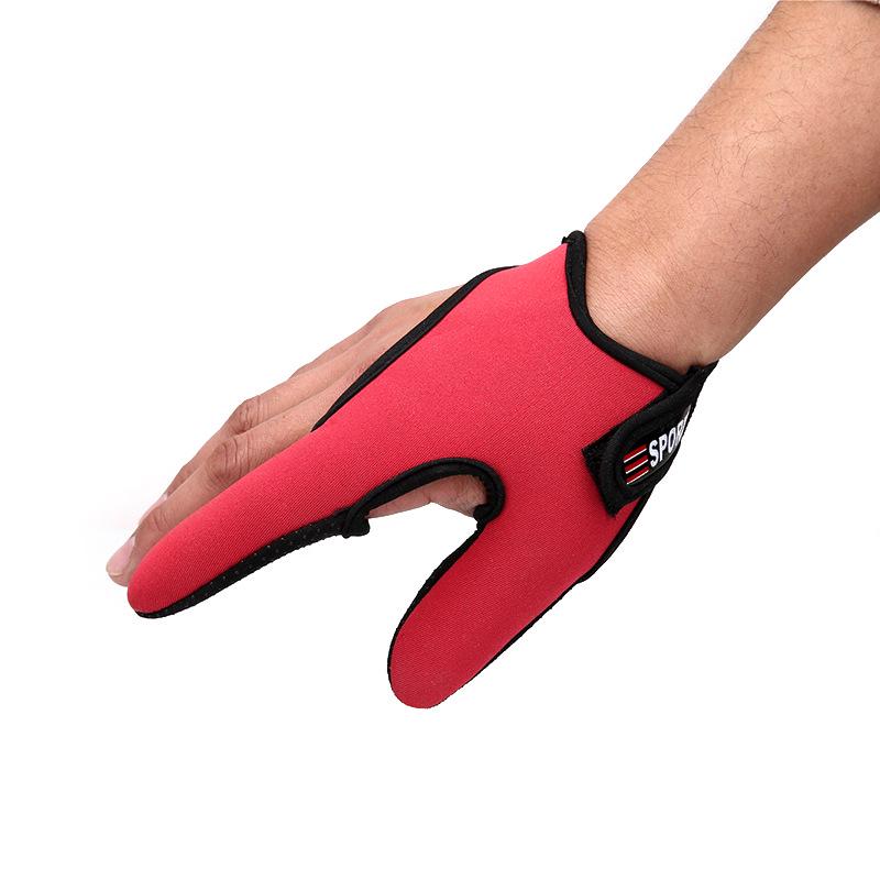 GE Anti-Slip Two-Finger Breathable Fishing Gloves – Wear-Resistant for Men