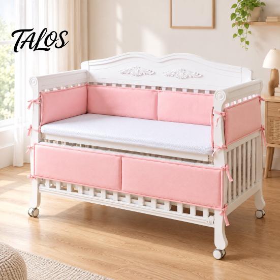 Upholstered Wall Panels 4Pcs/Set Soft Padding Spaces, Stair Railing Edge Protector for Bedroom Balcony & Indoor Guard Railings, Easy to Install