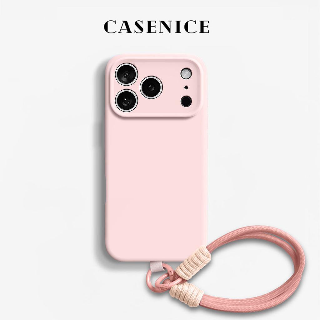 The new magnetic suction is suitable for iphone17promax mobile phone case 16 with lanyard 15 liquid silicone 13 apple 14pr.