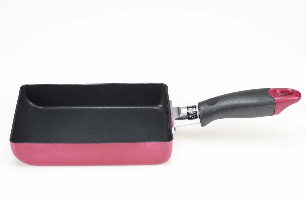 Pearl Metal Mini Egg Roll Frying Gas Stove Claire Pan, Red, Only, Non-stick Coating, H-9585