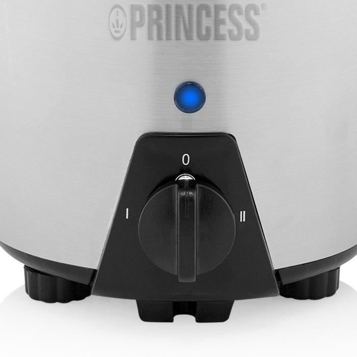 Fontaine à chocolat princess 292998 xl – fontaine à trois niveaux – fonction de maintien au chaud