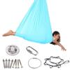 Elastic Sensory Swing: Indoor Hammock for Kids & Adults with Fixed Link Ring, Double Layer.