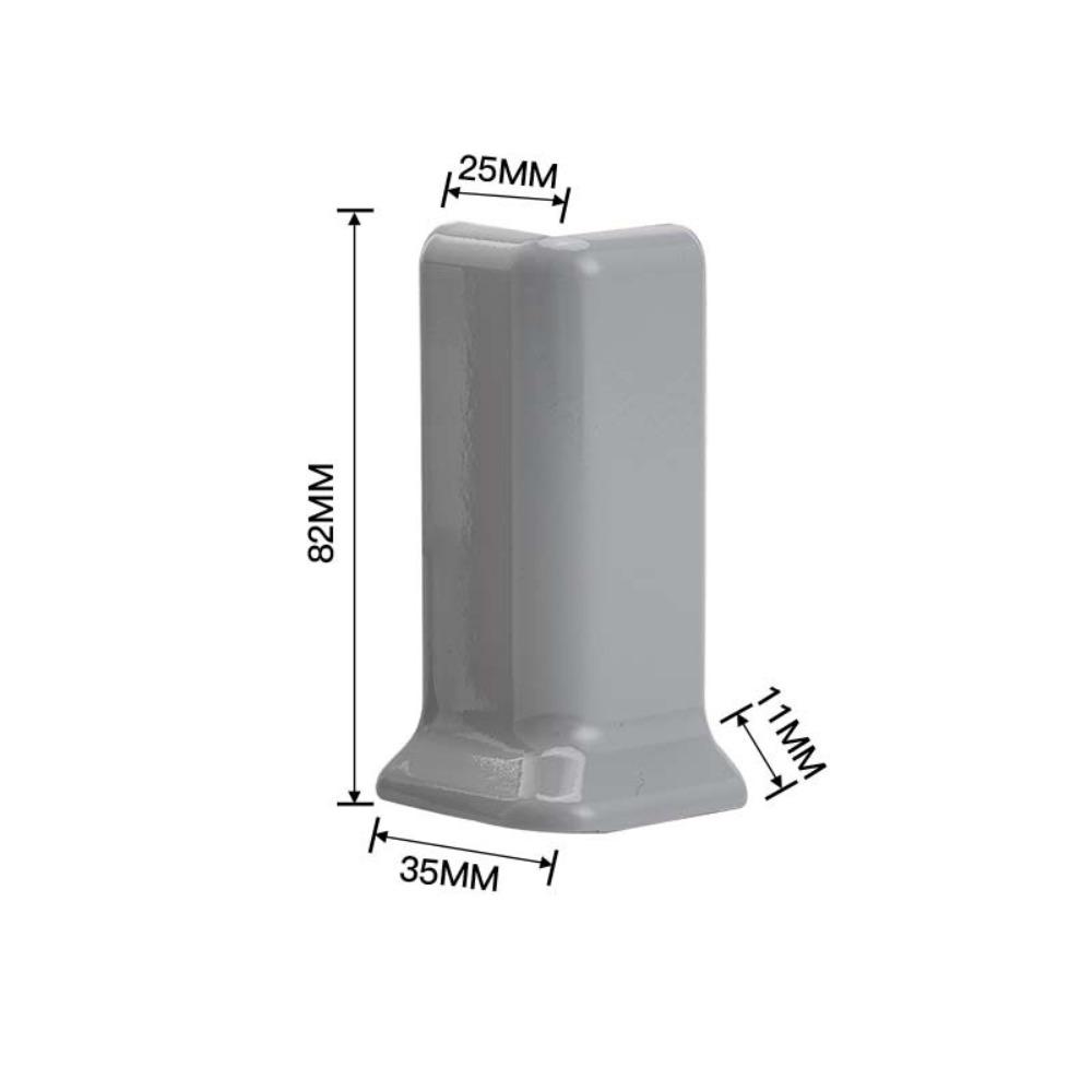 Self Adhesive Wall Base Moulding Trim 82MM Height Skirting Board Wall Corner Decor