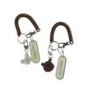 Key Holder Bear Spring Coil Key Chain Acrylic Key Ring Ornaments Cute Cartoon Lanyard  Children