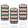 Gillette Compatible Replacement Razor Replacement Parts for Black 12-Pack ProGlide/Fusion Blades, 5-Blade Heads, Men,