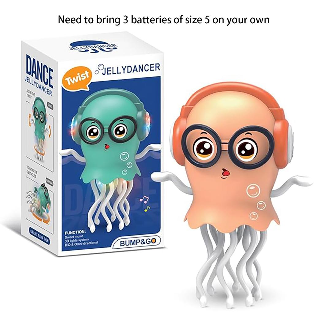 Magical Dancing Octopus Jellyfish Electric Automatic Obstacle Avoidance Octopus Decompression Children'S Toy
