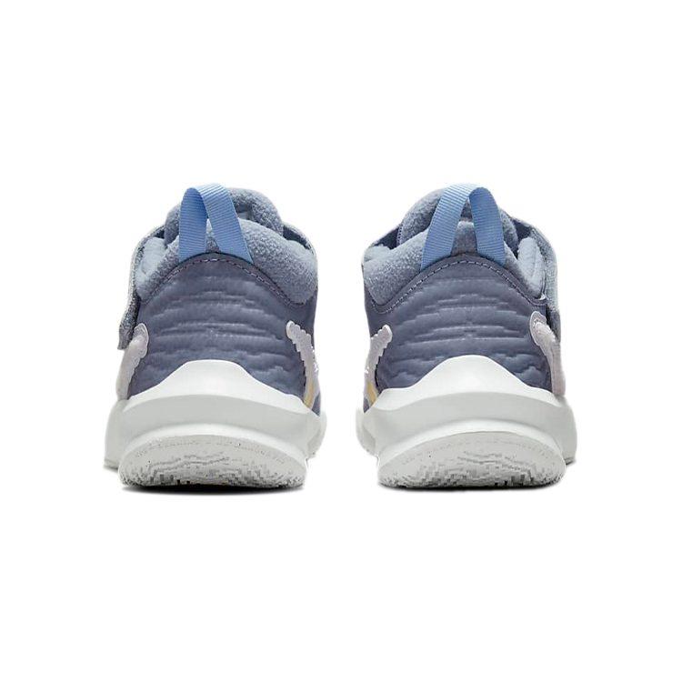 Nike Team Hustle D 10 Dream Low top Basketball Shoes Blue White Children Aged 3 7 Years Old DH4906-410