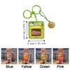 Cute UV Color Changing Keychain Interactive Mini Kitchen Toy Mini Oven Keychain  Party Favor
