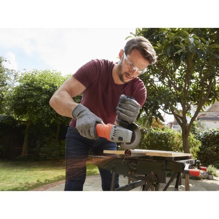 Corded Angle Grinder - BLACK+DECKER - BEG010-QS - 710W - 115mm