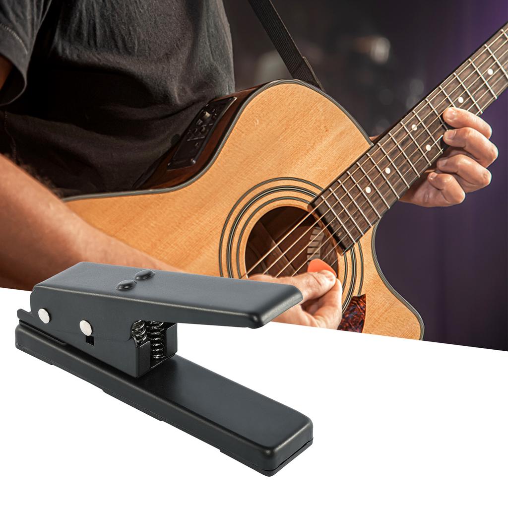 Guitar Pick Punch Set with 2 Pick Strips 2 Sandpaper Easy-to-use Pick Maker Wonderful Gift Choice for Guitar Players Birthdays Family Friends